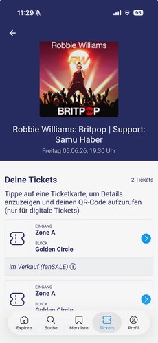 Robbie williams tickets karten - robbie,