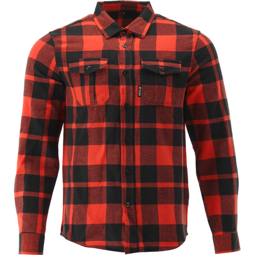 Flannel arbeitshemd rot - arbeitshemd,