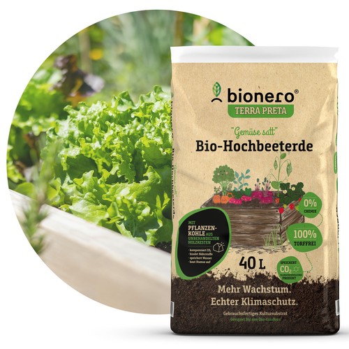 Bio hochbeeterde garten - 40,