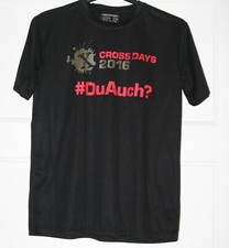 Laufshirt T-Shirt Crosslauf Berlin 2016 /  schwarz / Größe M / NEU