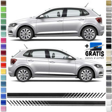 Auto Seitenstreifen Aufkleber-Set, Dekor-Sticker kompatibel mit VW Polo Univer.