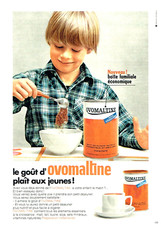 Werbung Advertising 0623 1970 Ovomaltine Schokolade Jugendfrühstück