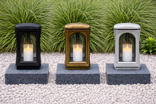 Grablaterne  Sockel Grablampe