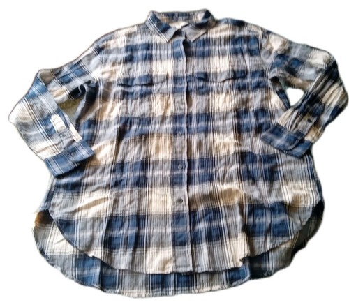 Longbluse gr s blau - longbluse,h&m,