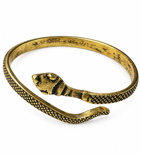 Gold schlangen armreif - gold, armband