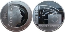 Luxemburg Silber PP/Proof 25 Euro 2004 Europaparlament