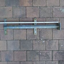 1 Stück Zaunsäule, Zaunpfosten T-Profil feuerverzinkt, zum Aufdübeln, L=825 mm