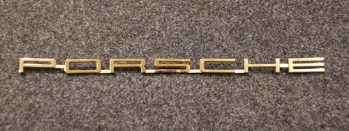 Originaler schriftzug porsche - originaler,