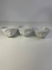 3x Fiftyeight verschiedene Gesichter Schüssel ca 15cm (500ml) Müslieschüssel