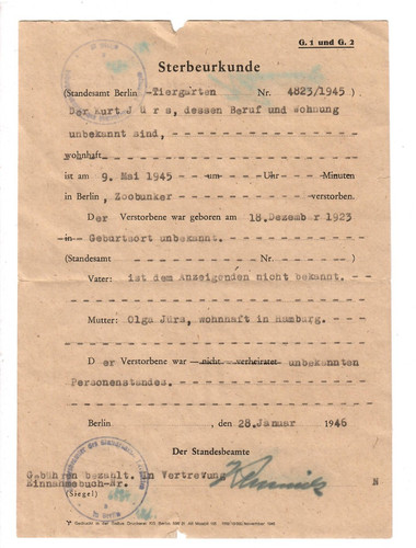 Sterbeurkunde standesamt - sterbeurkunde,