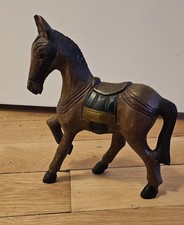 Holzfigur Vintage " trabendes