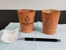 2 Würfelbecher / Knobelbecher – Veltins - Pilsener - Brauerei Sammlungsauflösung