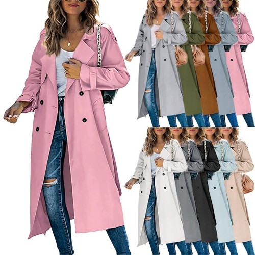 Damen trenchcoat zweireiher - trenchcoat,