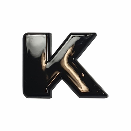 Relief buchstabe schwarz - 3d-relief-buchstabe,