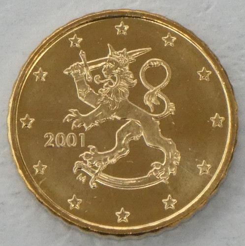 Cent kursmünze finnland - 10,