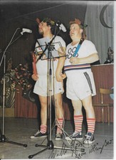 Ansichtskarte AK die Tramp`s von der Pfalz, Autogramme, Musik