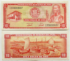 Peru 10 Soles de Oro 1973 -  Pick.100 - Top Zustand