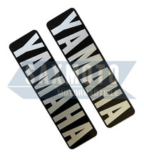  Motor Deckel Emblem Set YAMAHA RD250 RD400 1976-1979 Engine Case Badge Set