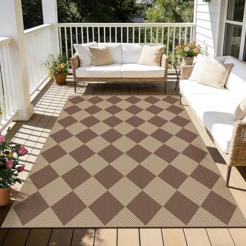 Outdoor teppich 120x180cm jute - outdoor,