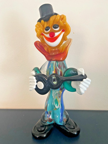Glas clown vintage farbige - vintage,