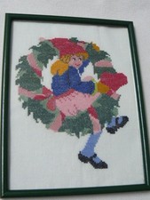 Kreuzstich Stickbild Wichtel