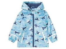 Kinder Jungen Matsch Buddeljacke Regen Jacke Regenjacke Wind- & Wasserdicht Blau