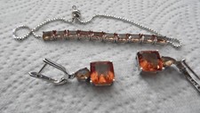 Silber Set Armband und