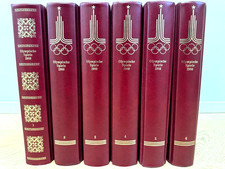 Olympische Spiele 1980 in Moskau Briefmarken 6x Borek Alben (komplett)