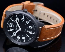 Alain Miller Herren Männer Armband Uhr Schwarz Farben Herrenuhr Datumsanzeige *