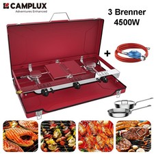 3 Flammig Campingkocher