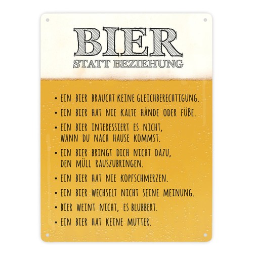 Bier statt beziehung - statt,
