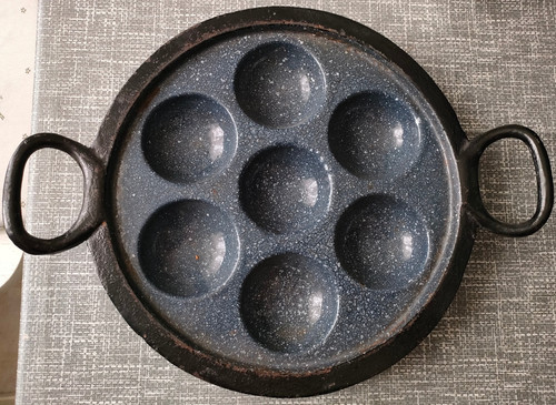 Alte gusseiserne pfanne - alte, 7