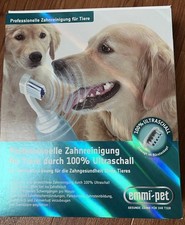emmi PET  Ultraschall-Zahnbürste, Hunde Zahnbürste Haustier, Zahnreinigung 