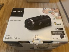 Sony HDR-CX410VE Camcorder Schwarz Handycam AVCHD SteadyShot GPS Full HD 1080P