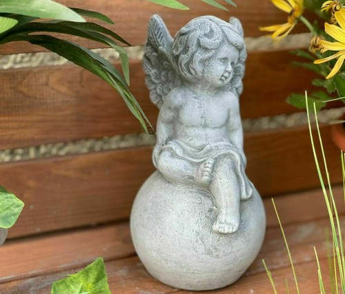 Frostfeste steinfigur engel - frostfeste,