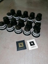 20 leere ALU Kaffee Kapseln Nespresso PARIS ESPRESSO Dreieck Muster u. RISTRETTO