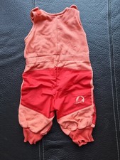 Finkid Baby Hose Pumphose Gr 60 70 62 68 3 - 6 Mon orange rot Latzhose lang 