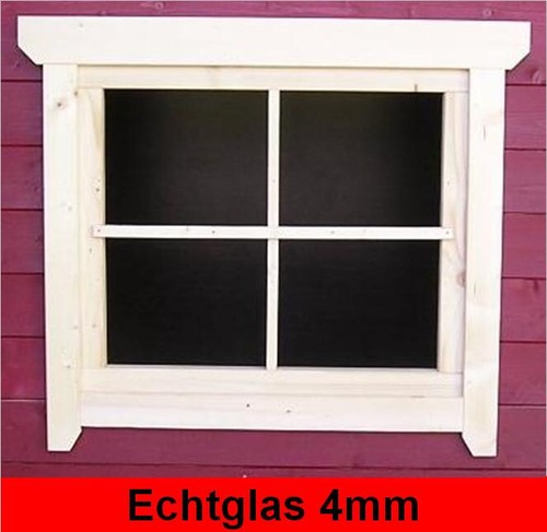 Gartenhausfenster 70x60cm mit