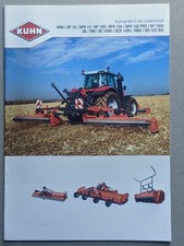 Kuhn Mulchgeräte für die Landwirtschaft Mulcher Prospekt Traktor Schlepper