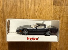 Top: Herpa 087001 Chevrolet Corvette ZR1 schwarz Metall Automodell 1:87 OVP!
