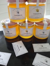6 Gläser  500 Gramm (3 kg) Lindenhonig  aus dem Teutoburger Wald