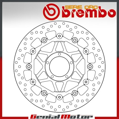 Bremsscheibe schwimmend brembo - bremsscheibe,