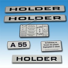 Aufkleber-Satz Aufkleber Holder A 55 6 teilig Schmalspur Traktor 60345879