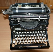 Antike Schreibmaschine mit Flair - UNDERWOOD *Nr. 5*, Farbband ausgetrocknet