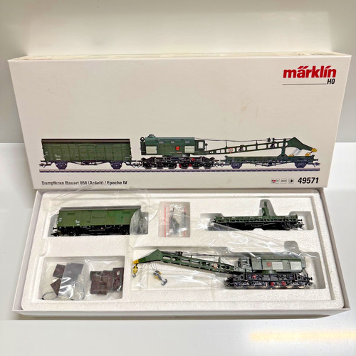 49571 märklin dampfkran - märklin, h0