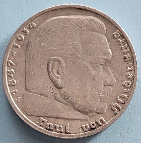 Reichsmark 1937 paul von - 1937,