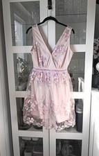 Boohoo Flieder Zart Rosa Kleid