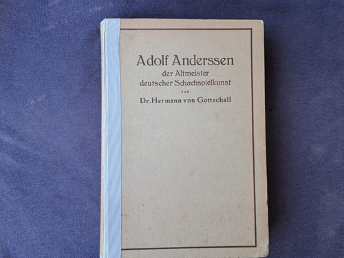 Gottschall adolf anderssen - gottschall:,