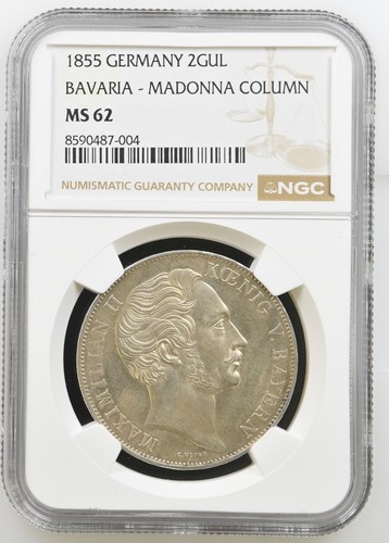 Bayern gulden 1855 - bayern, 2