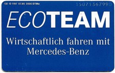 Telefonkarte O 1197 von 1995 , Mercedes Benz , leer
